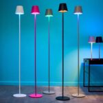 SANSIBAR LED battery-operated floor lamp, dimmable (white) - Image 2