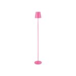 SANSIBAR LED battery-operated floor lamp, dimmable (pink)