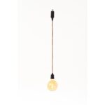 LIVARNO Amber Glass LED Outdoor Hanging Lamp