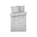 Livarno Home Polycotton Bedding Set, 240x220 cm, Checkered