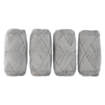 CRELANDO® Cotton thread set, 4 x 50 g