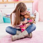 Bayer functional doll Born Charlene style denim jacket - Image 3