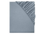 LIVARNO home Cotton sateen fitted sheet, 180 – 200 x 200 cm (blue)