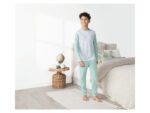 PEPPERTS Boys' Pajama Set, White/Green (12-14 Years) - Image 2