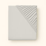 Michalsky Jersey fitted sheet, 90–100 x 200 cm (gray)