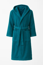 LIVARNO Women's/men's bathrobe (M, petrol)