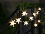 LIVARNO home LED light chain with 3D glowing stars (white) - Image 2