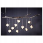 LIVARNO home LED light chain with 3D glowing stars (white) - Image 3