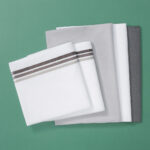 LIVARNO home Kitchen towel set, 5-piece (gray)