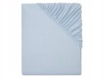 LIVARNO home Stretch jersey sheet, 140 – 160 x 200 cm (pale blue)