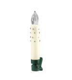 LIVARNO home Wireless LED Christmas Tree Candles, 15 Pieces (Rhinestones/Cream) - Image 2