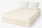 SANSIBAR Stretch jersey sheet, 140 – 160 x 200 cm (cream)