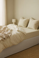 SANSIBAR Stretch jersey sheet, 140 – 160 x 200 cm (cream) - Image 2