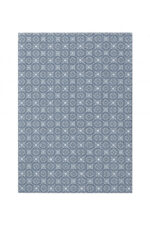 LIVARNO home Tablecloth/Rug (130 x 170 cm, tablecloth pattern/blue/white)