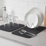 LIVARNO home Dish drainer, 2 pieces (gray) - Image 2