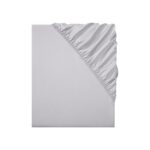 LIVARNO Home Drap-housse En Satin, 90-100 X 200 Cm (gris Clair)