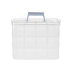 CRELANDO® Storage box/Sewing box (storage box with handle)