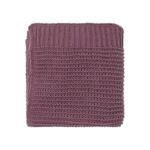 LIVARNO home Soft chenille blanket, 125 x 140 cm (purple) - Image 3