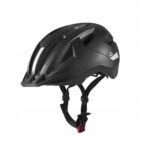 CRIVIT Cycling Helmet with Taillight (Black, S/M)