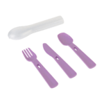 CURVER Cutlery set »SMART TO GO«, with cover, PURPLE