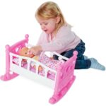 Simba New Born Baby Cot with Doll - Image 3