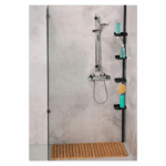 WENKO Telescopic bathroom shelf XXL (black) - Image 2