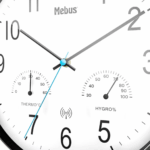MEBUS Radio-Controlled Wall Clock - Image 2