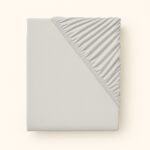 Michalsky Jersey fitted sheet, 90–100 x 200 cm (gray)