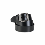 LIVERGY® Men's Leather Belt (125, Black)