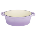 LIVARNO Home Cast Iron Dutch Oven 3.8 Liter Purple - Image 2
