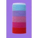 ESMARA XXL set of elastic hair bands, colored bands, 50 pcs.