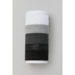 ESMARA XXL set of elastic hair bands, black, white, gray, 50 pcs.