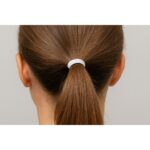 ESMARA XXL set of elastic hair bands, black, white, gray, 50 pcs. - Image 2