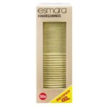 ESMARA XXL set of elastic hair bands, beige, 50 pcs.
