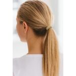 ESMARA XXL set of elastic hair bands, beige, 50 pcs. - Image 2