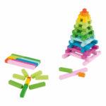 PLAYTIVE Wooden Montessori counting game (counting sticks) - Image 3
