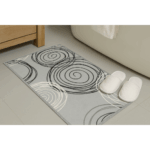 LIVARNO home Short pile carpet, 67 x 140 cm (pale grey) - Image 2