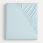 LIVARNO home Stretch jersey sheet, 90 – 100 x 200 cm (blue)