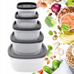 ERNESTO Grey Food Container Set
