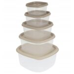 ERNESTO Beige Food Container Set