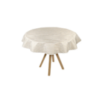 Livarno Home Round Tablecloth, Ø 160 cm, Striped - Image 2