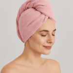 LIVARNO Home Pink Hair Turban - Image 2