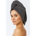 LIVARNO Hair Turban, Grey - Image 2
