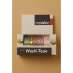 Crelando Decorative washi tape, 5 rolls /P6