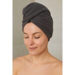 LIVARNO home Terry hair turban (gray) - Image 2