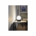LIVARNO Home LED Table Lamp (Small Black Glass Ball) - Image 4