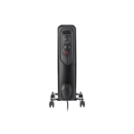 SILVERCREST® oil-filled radiator, large heating surface with 7 heating fins (black) - Image 2