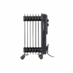 SILVERCREST® oil-filled radiator, large heating surface with 7 heating fins (black) - Image 3