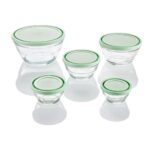 LIVARNO Glass Storage Containers, Mint - Image 2