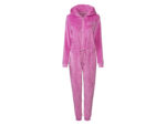 ESMARA Women's plush jumpsuit (L (40/42), pink)